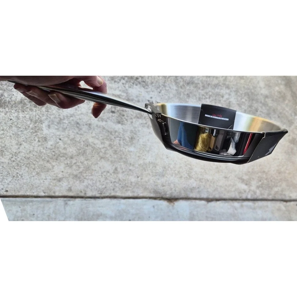 Alva Maestro Stainless Steel Frying Pan 8‎ Inch Induction Compatible NEW